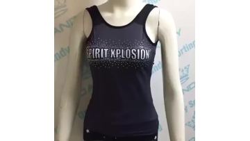 rhinestones tank top 