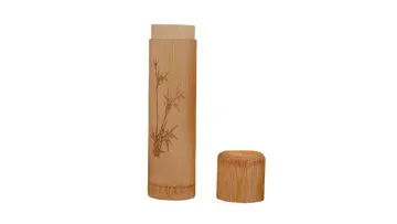 Bamboo Tea & Incense Tube/Portable Bamboo Storage Cylinder1
