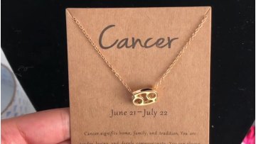 Trendy Shiny Crystal Star 12 Zodiac Sign Necklace Female Elegant  Pendant Choker Necklace Jewelry1
