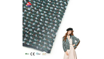 Hot Sale Casual Fashion Custom Thickening 100%polyester 150cm Jacquard Knitting Yarn-dyed Fabric for Women Garment1