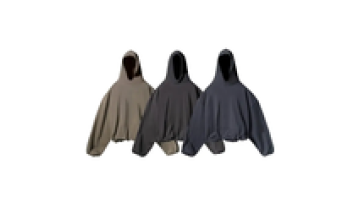 Wholesale OEM Custom french terry double layer no string boxy heavyweight blank hoodie1