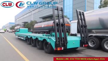 4 Axle Low Bed Truck Semi Trailer
