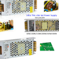 High Voltage Ultra Thin Power Supply 60W/100W/150W/200W/250W/300W 110-240V led Driver for led strip light