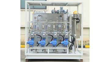 Chemical injection skid system
