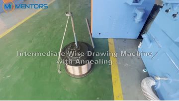 Intermediate wire drawing machine with annealing