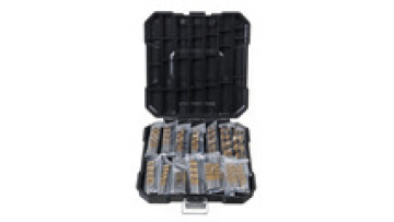 Manufacturer ZHIXIN High Quality 99 Piece Straight Shank Titanium Coated High Speed Steel Twist Drill Bits Set1