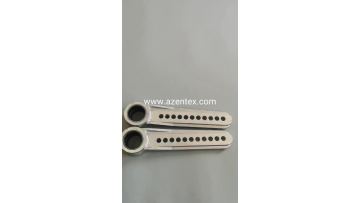 double needle bar warp knitting machine guide bar arm