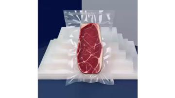 Transparent Three-side Seal Vacuum Pouch for Frozen Raw Meat