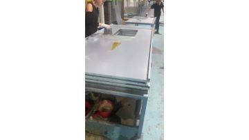 Plywood process of steel clean door