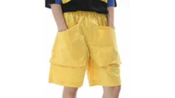 Casual High Quality Mens Cargo Nylon 5 Inch Elastic Gym Loose Shorts for Men1