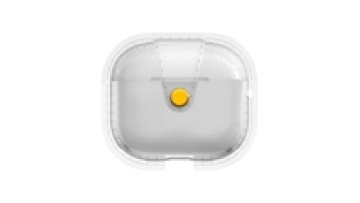 Crystal Clear Transparent TPU Shockproof Magnetic Wireless Charger Protective Case for AirPods 4th Gen1