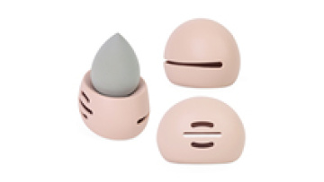 Eco-Friendly Soft Powder Puff Storage Gift Dustproof Shatterproof Makeup Sponge Holder Travel Case Silicone1