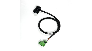 Custom OBD2 16Pin Female to 4Pin Green Connector Cable