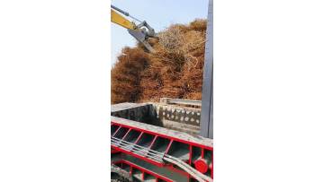 scrap iron baler