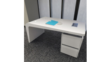 Modern Minimalist White Customizable Home Office Furniture CEO Modular Small Size CEO Office Desk1