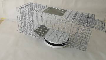 Liebang Animal Large Metal Rabbit Cat Squirrel Cage Trap With Foot Paddle1
