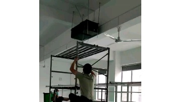 household kitchen indoor purification Internal circulation air purifier ceiling system for smoke large room1