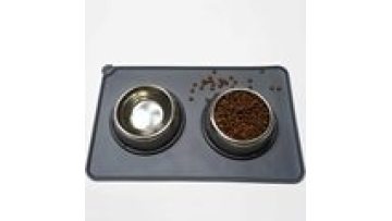 LD-E0113 Hot Pet Silicone mat for dog waterproof and non-slip mat for floor food  for cat meal1