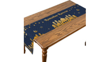 Ramadan Kareem Tablecloth - Moon and Star Design1