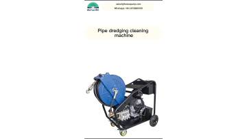 110LPM 110bar Gasoline Sewer dredging machine