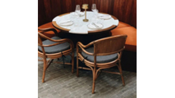 Hot sale commercial furniture cafe I shape leather and wood sectional sofa for booth  restaurants  bench seats1