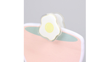 Acrylic PP Clip Mini Cute Acrylic Stationery Sticky Note Clips Custom Cartoon Anime PP Acrylic Paper Clip for Student1