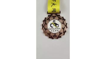 Custom Cycling Medal 