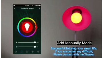Smart Voice Control Dimmable WiFi E27/E26/B22 RGBCW Color Changing Light Bulb Compatible With Alexa And Google Home Assistant1