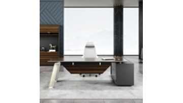 Luxury Modern Wooden Side Table Big Minimalist Home Office Furniture L Shape Steel Working Chairman CEO Manager Office Desk1