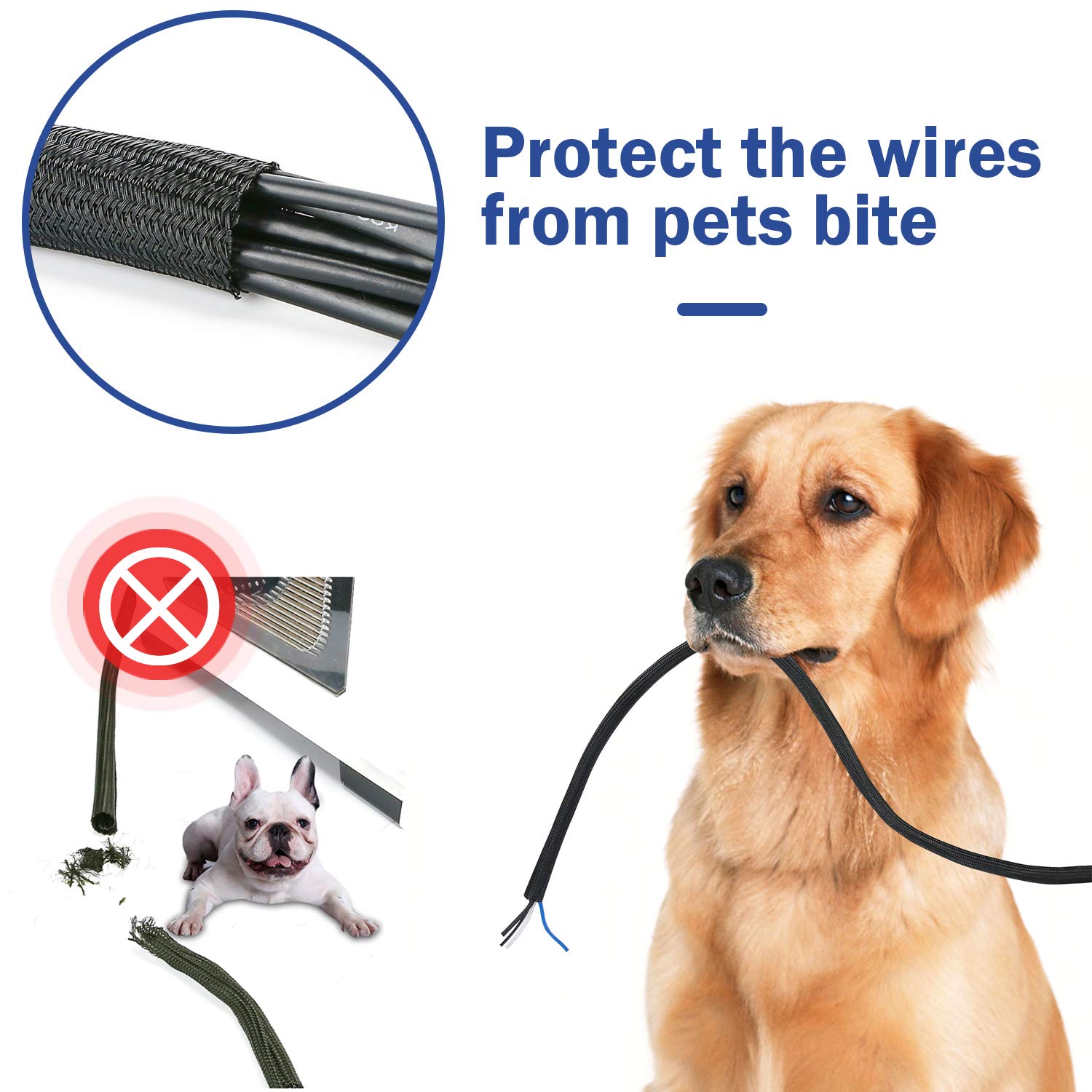 PET self closing wrap