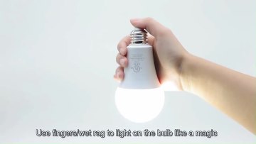 Plastic 7W E27 B22 Two Battery Powered Rechargeable Led Emergency Bulb Energy Saving Indoor Lighting1