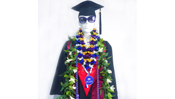 KN-hl132 ribbon kukui leis