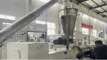 High output 200 PVC 2 strand pipe production line 