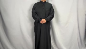 Best Selling Islamic Clothing Men Thobe Muslim Arabic Thobe Wholesale jubba for men islamic men clothing thobe1