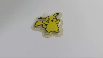 Transparent tpu printed ink pendants