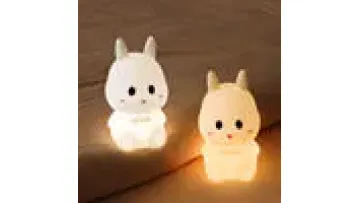 Adorable Eco-Friendly Rabbit Night Light for Kids′ Bedrooms1