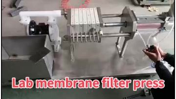 lab membrane filter presses