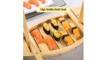 China  hot - selling bamboo art products of particularly good quality bamboo sushi boats1