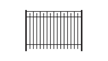anti-aging Wrought Iron Automatic Gate non-welding fence wire mesh fencing1