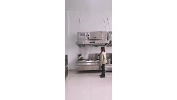 Smoke hood type oil fume purification exhaust integrated machine4