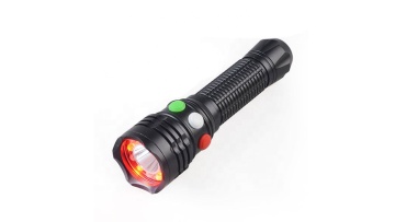 Railway Station SOS Safety Signal Three Colors White Red Green Flashlight Warning Survival Emergency Magnetic Torch Light1