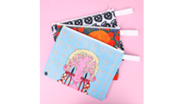 Custom  Travel Toiletry Pouch Coin Bag logo Zipper Coin Bag Purse Canvas Zero Wallet Silicone Coin Bag Canvas Pouch1