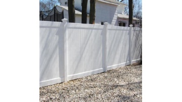 Hot Sale 6' x 8' White PVC vinyl Privacy Fence ( Screwless Design )1