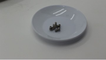 Pan head cross M3 SUS304 whitewashed medical screw