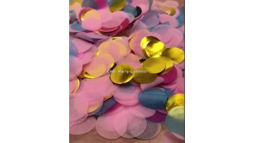 Factory supply Biodegradable Wedding Confetti Tissue Paper Rose Gold Confetti1