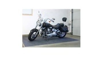 Printed Motorcycle Floor Mat Garage Mats1