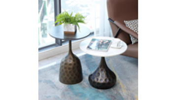 Golden metal coffee table leg new design table industriel Iron Bronze table base wholesale for home1