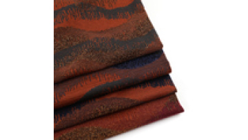 Polyester Metallic Spandex Blend Fabric Yarn Dyed Knit Jacquard Fabric for Coat1