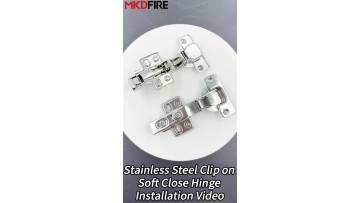 M09-C Stainless Steel Clip on Soft Hinge — Quick-install, durable, and smooth