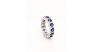 New Style  Hot Sale  High Quality 925 Sterling Silver Custom Sapphire Ring1